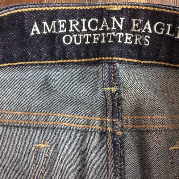 American Eagle Jegging Ankle Dark Wash Jeans 0 - Picture 2 of 4